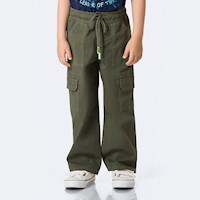 Pantalon Niño Pionier Verde Olivo Mesih